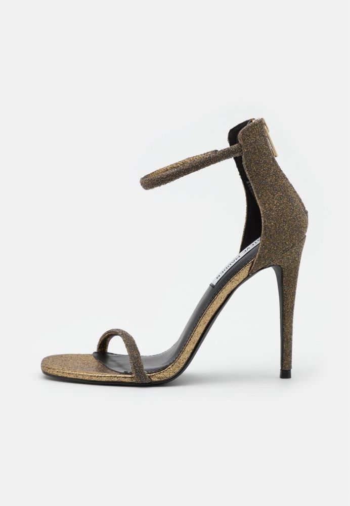 Sandały na szpilce złote Steve Madden r.38