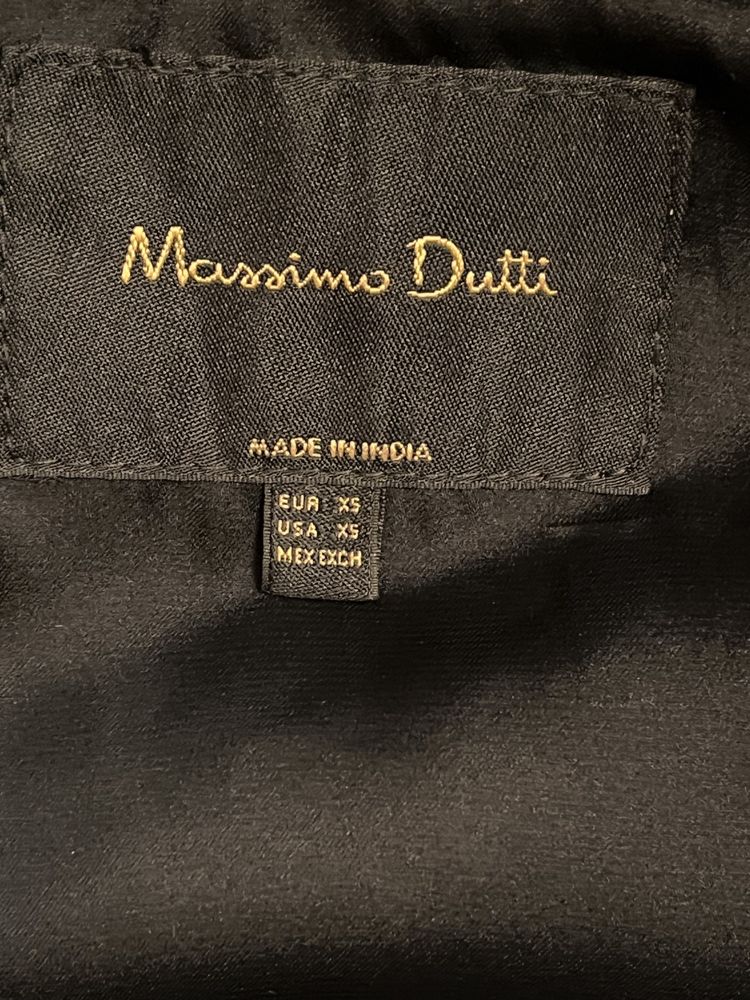 Massimo Dutti kurtka skórzana 34/36 nowa