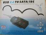 Adapter SATA/IDE do USB, usb 2.0, zasilacz