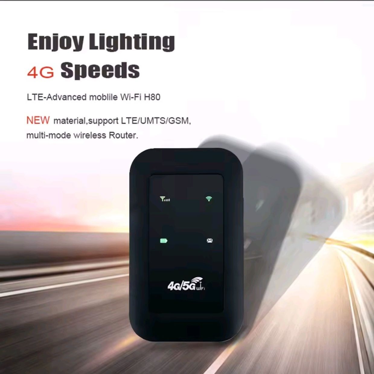 Нові 4G WiFi роутери з акумулятором 2100mAh
