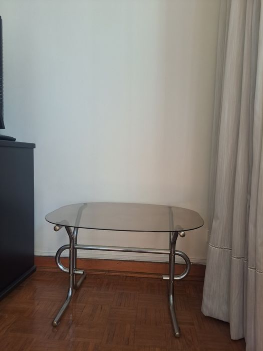 Mesa de apoio vidro