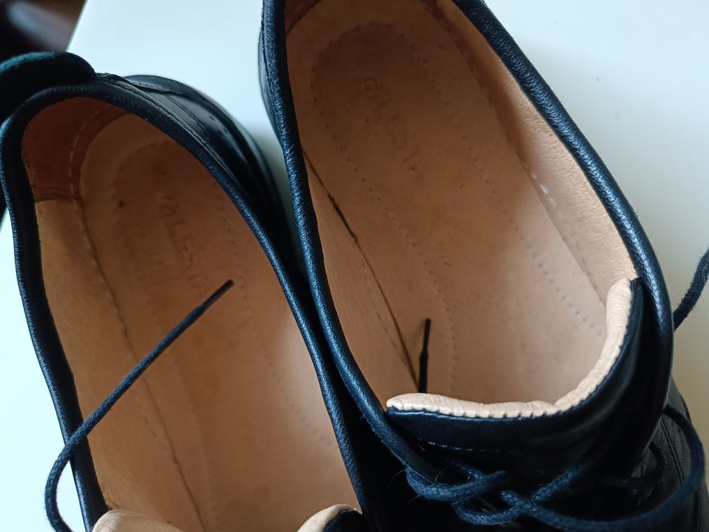 Półbuty Skórzane Lesta Rozmiar 41