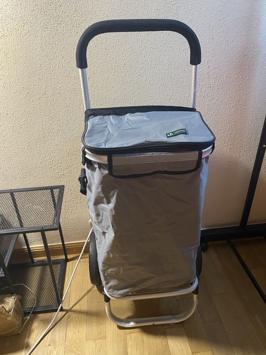 Składany aluminiowy wózek sklepowy Vounot