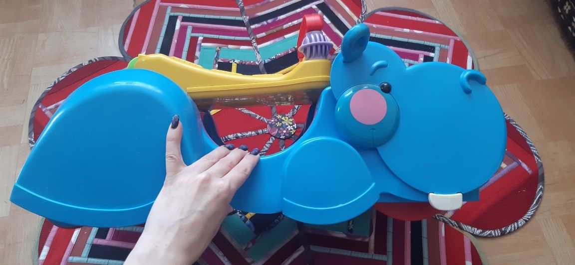 Ходунки-каталка, толокар, беговел, бегемот, Fisher Price