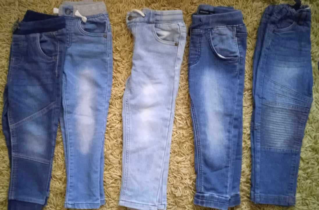 spodnie jeans 98