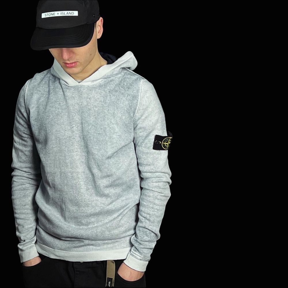 stone island hand sprayed hoodie оригинал