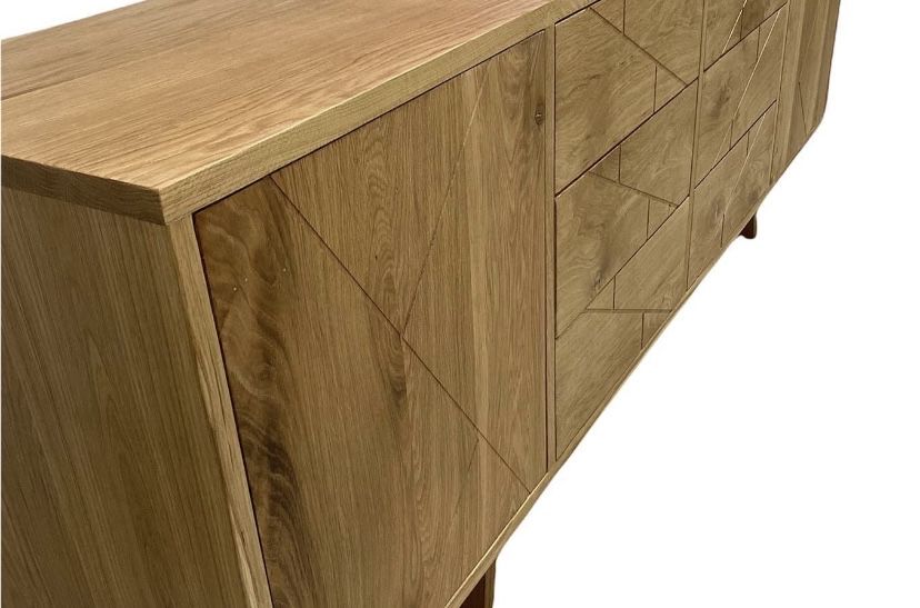 Komoda debowa , meble dąb , szafka loft