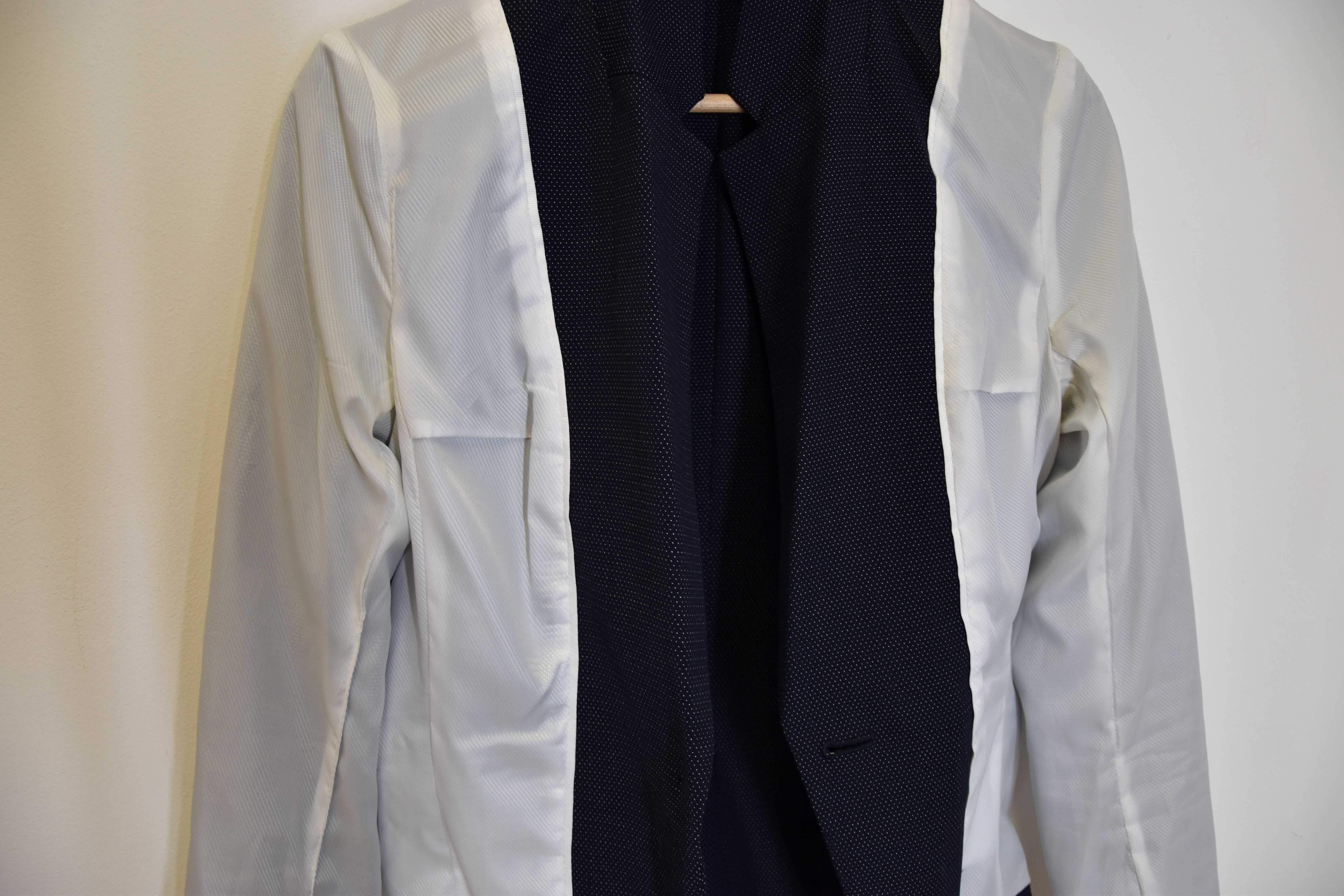 Marynarka damska granatowa wizytowa jak nowa H&M jacket, rozm. 36