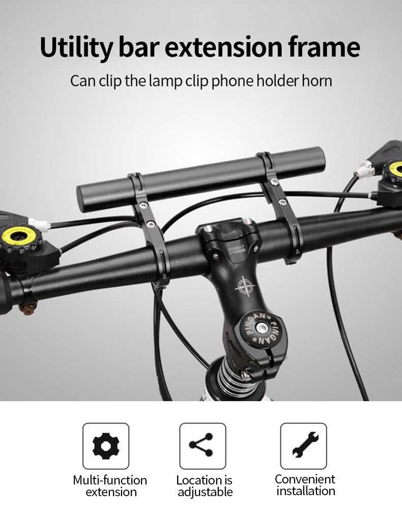 Suporte luzes GPS para bicicleta ou trotinete (NOVO)