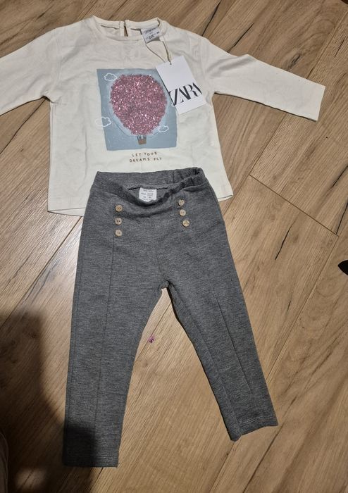 Bluzka Zara 80, spodnie Zara 86