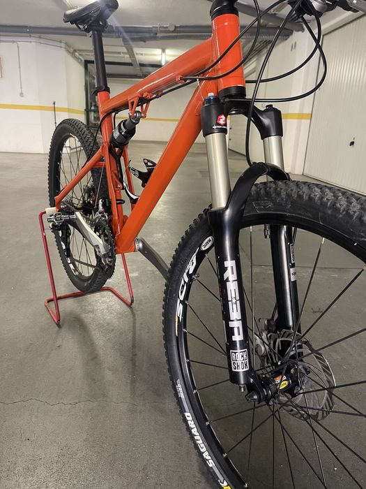 Bicicleta suspensão total rockrider Shimano XT lX