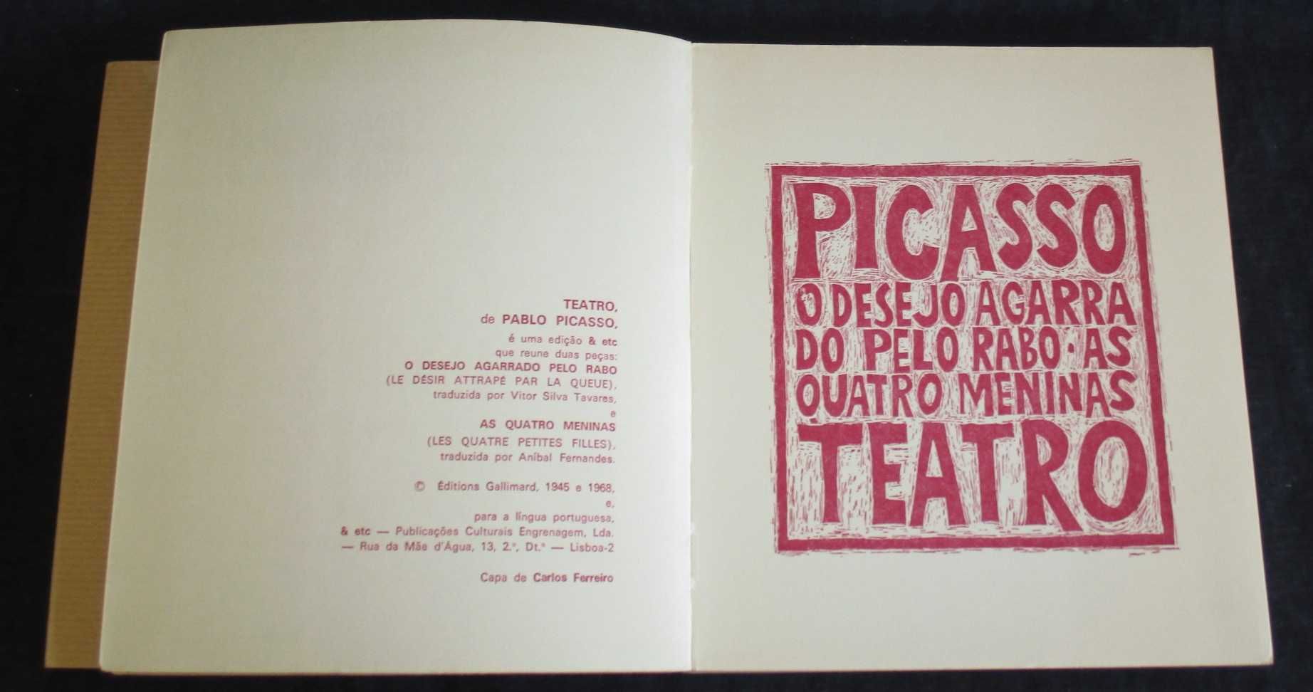 Livro O Desejo Agarrado pelo Rabo * As Meninas Picasso Teatro &etc