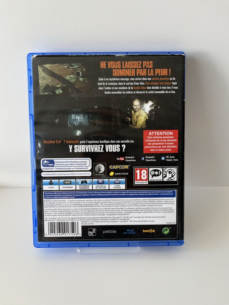 PS4 | Resident Evil VII: Biohazard