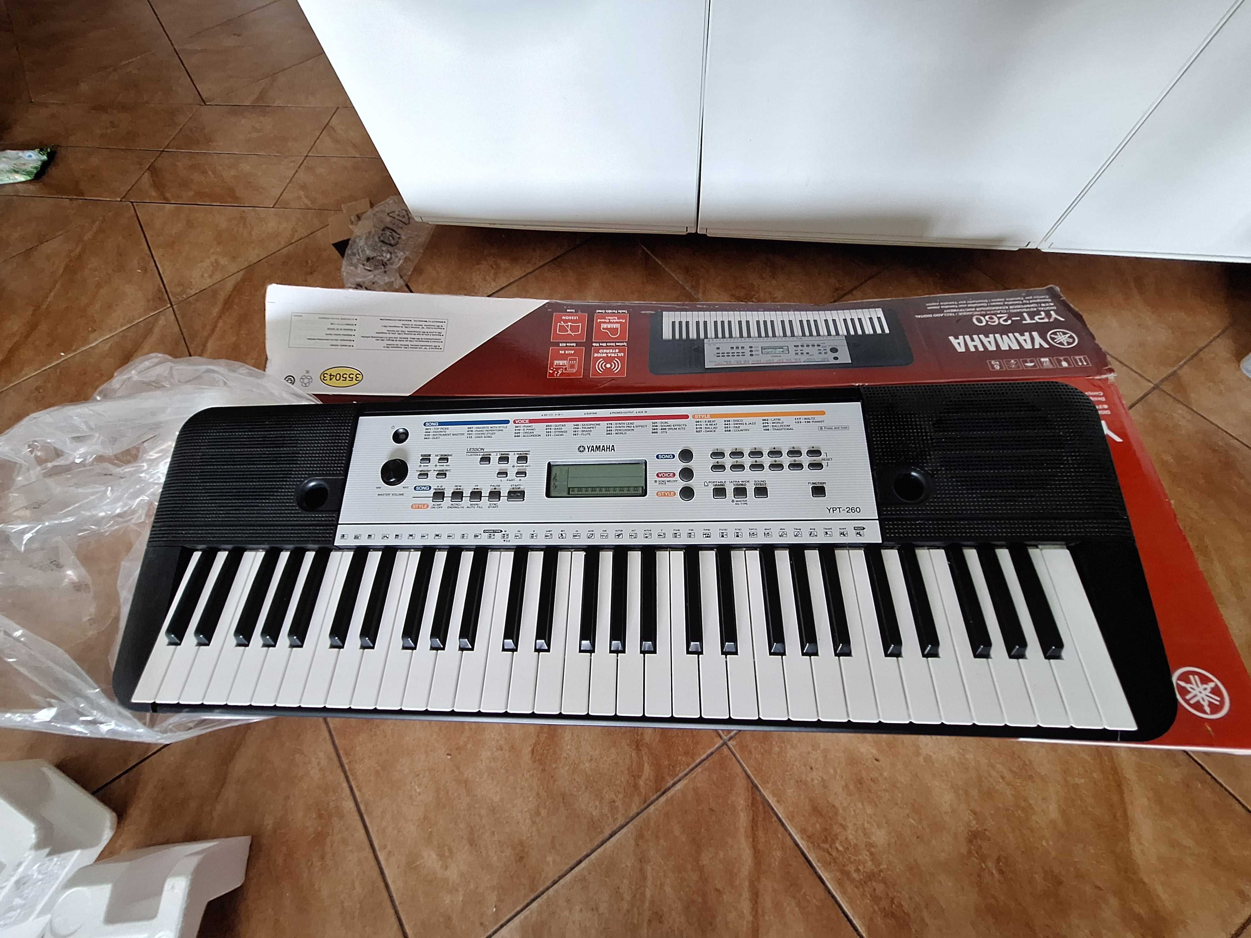 YAMAHA YPT-260 keyboard nowy