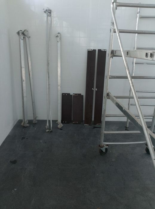 Plataforma de andaime em alumínio