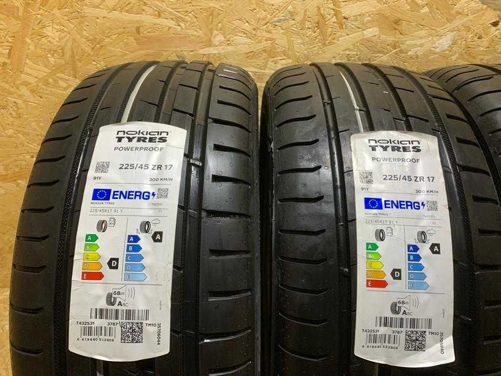 Opony letnie 225/45/17 Nokian Tyres Powerproof 91Y NOWE