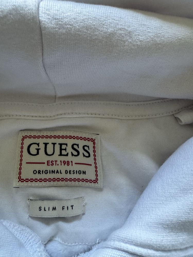Bluza biała Guess L unisex