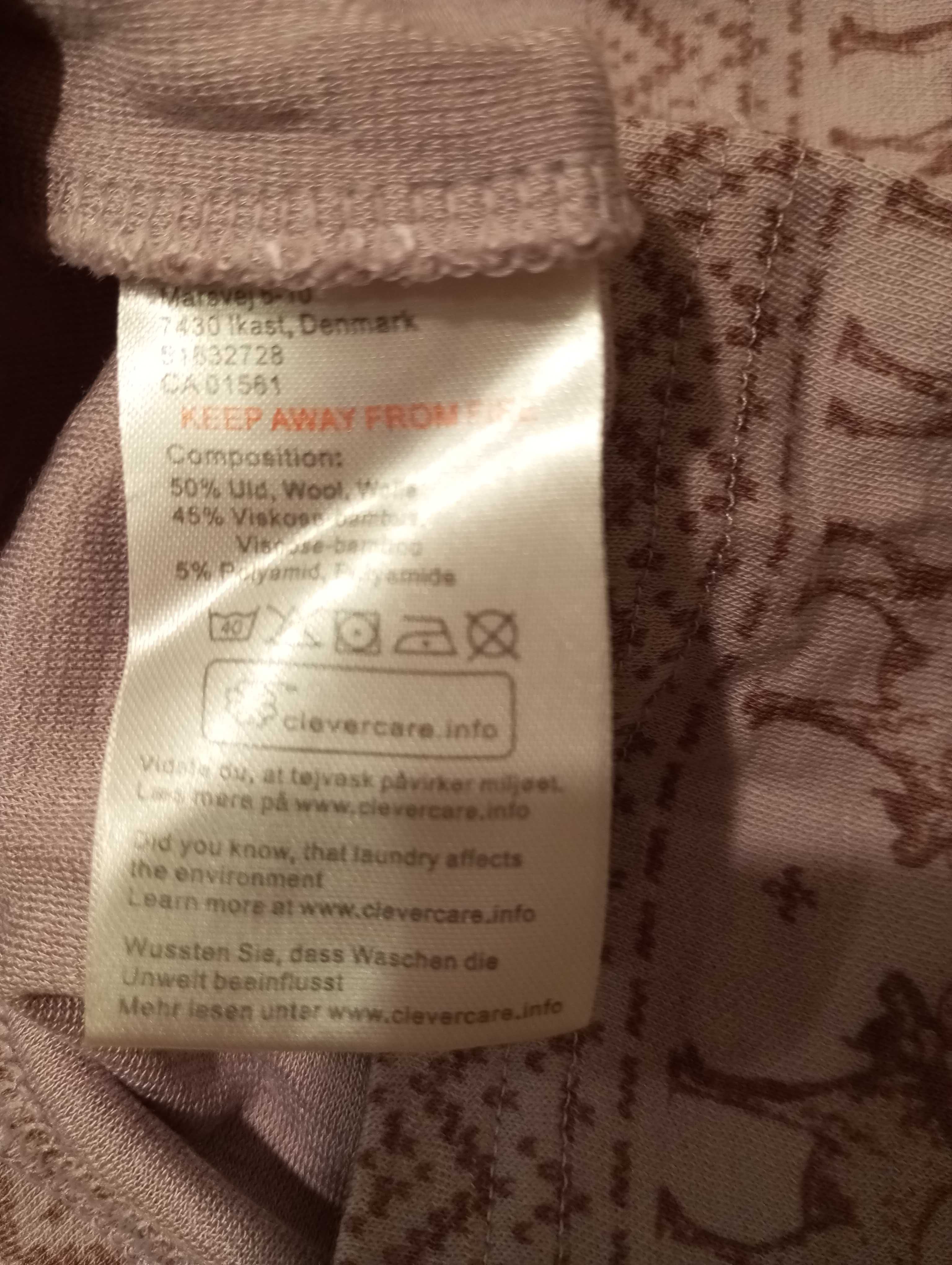 Hust & Claire koszulka termoaktywna 50% Wool rozm.110/5 lat