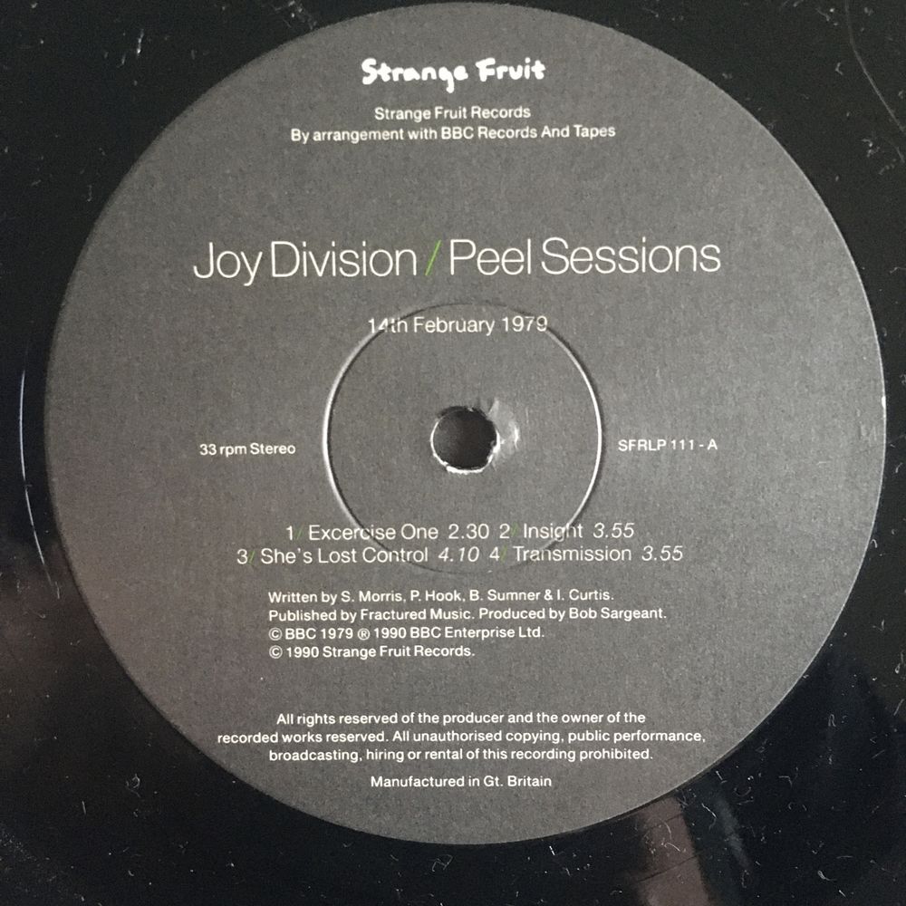 Joy Division - Peel Sessions