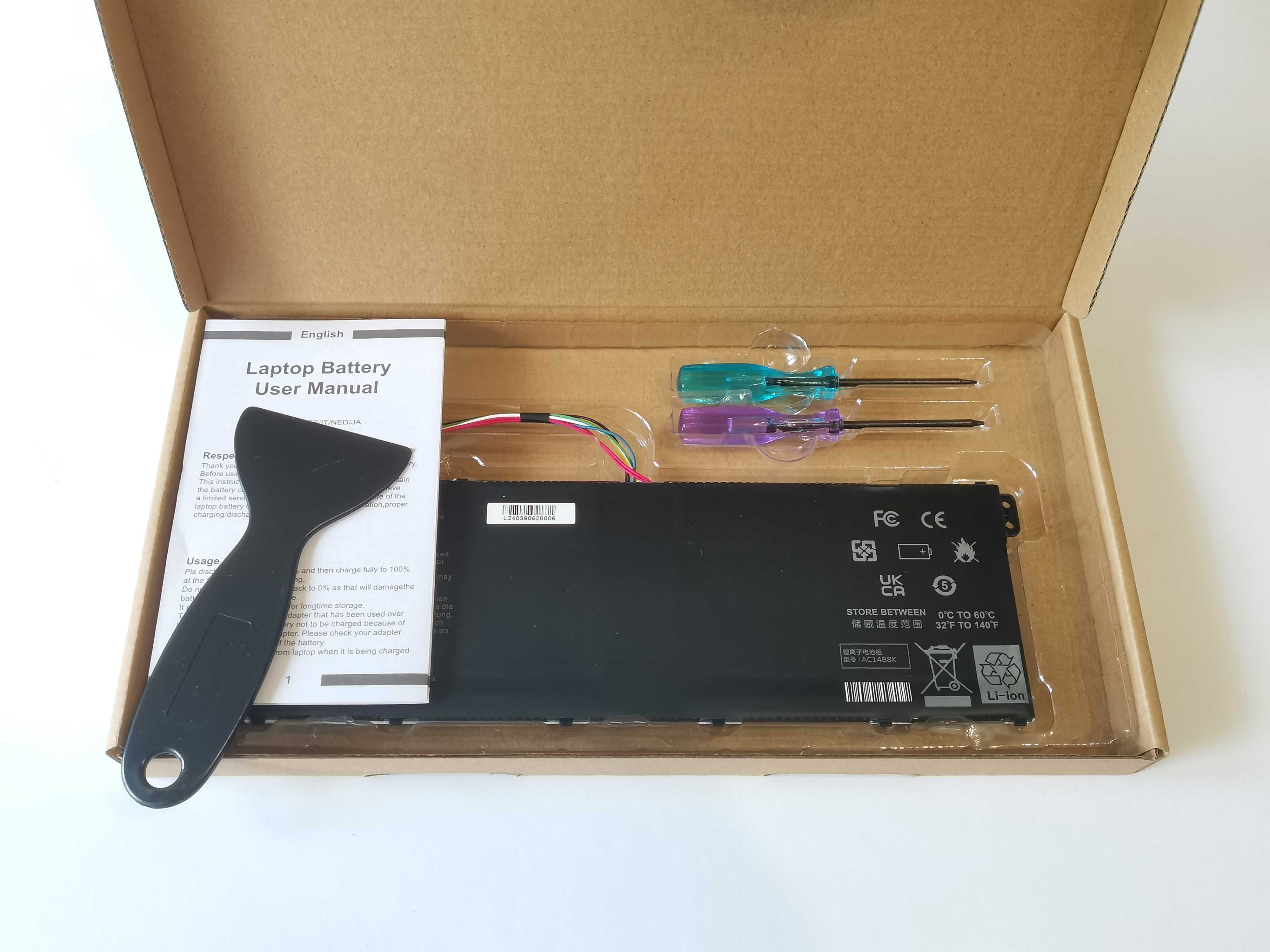 Батарея Acer Aspire Extensa TravelMate Chromebook AC14B8K
