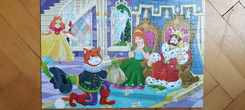 Puzzle trefl 100 elementów Kot w butach