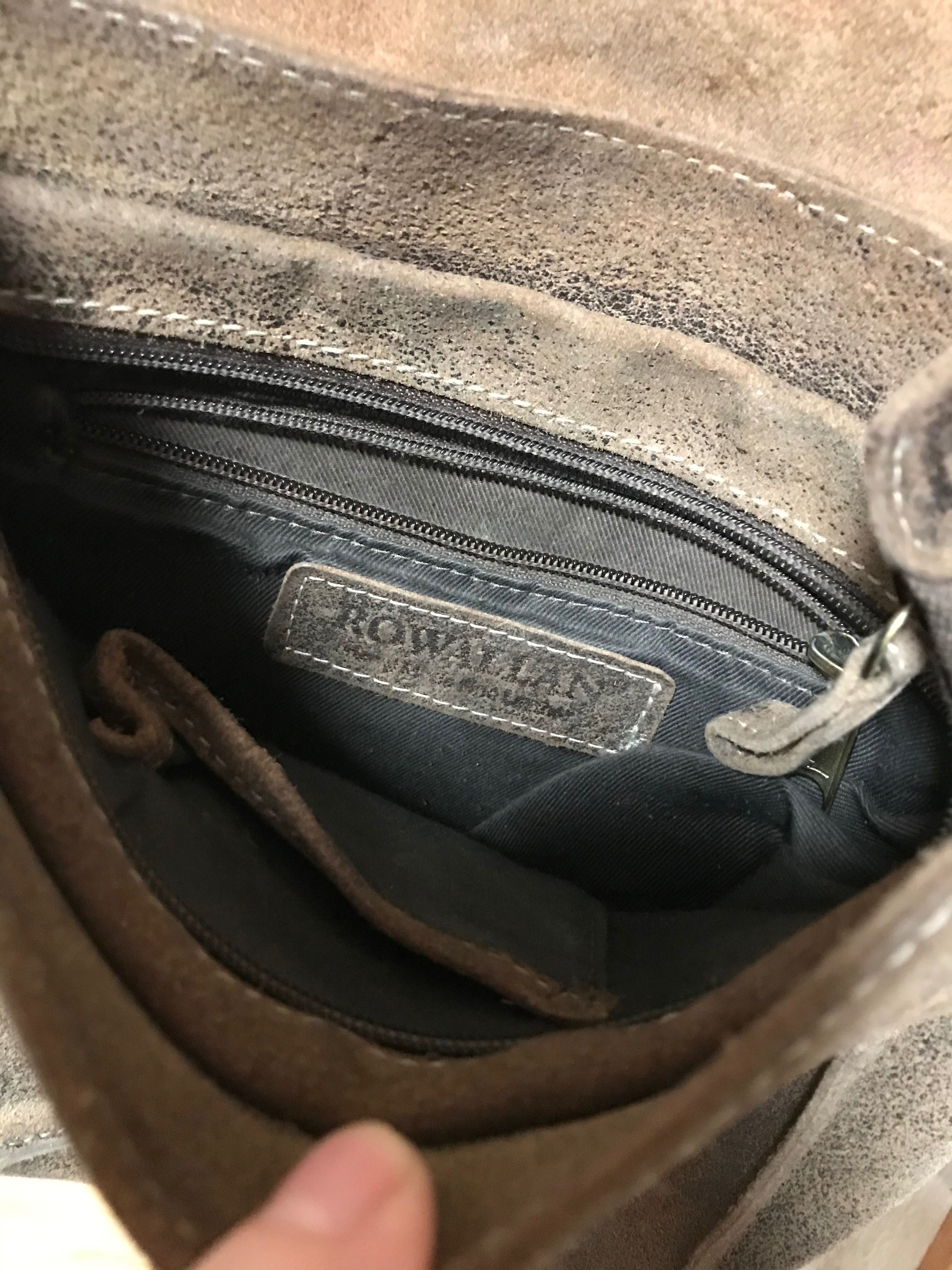 Кожаная мужская сумка ROWALLAN кросс боди мессенджер подарок