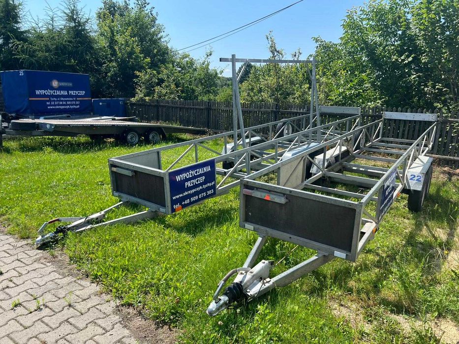 Wypożyczalnia - wynajem przyczepa, laweta, wywrotka, dłużyca| Tychy