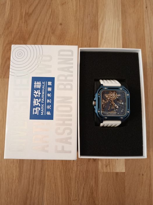 Zegarek męski Mark Fairwhale biały FW-6530-WB