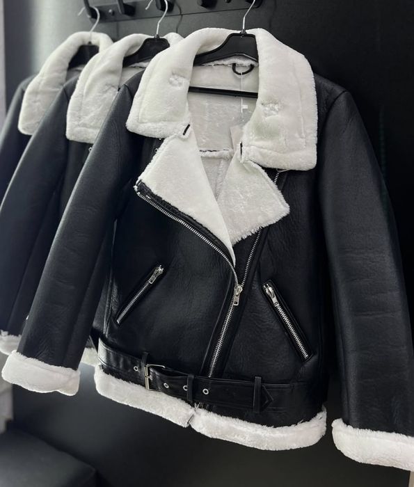 Куртка с мехом песца Дубленка