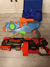 Nerf Flip Wyrzutnia +Karabin obrotowy + 100x naboi