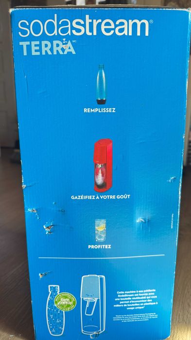 Sodasteam Terra para fazer agua com gas