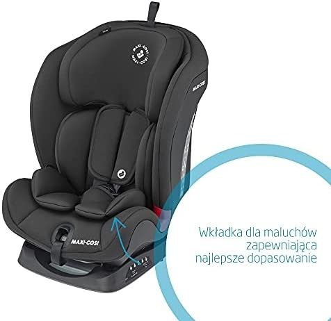 Nowy fotelik samochodowy Maxi Cosi Titan,9-36 kg, ADAC.