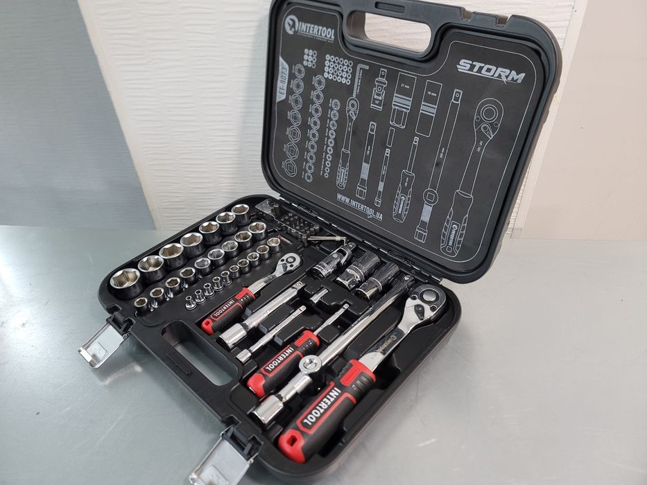 Набор инструментов головок Intertool Storm ET-8073 Новый Гарантия Проф