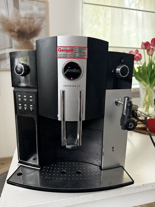 Ekpres do kawy Jura Impressa C5 uzywana, spieniacz melka