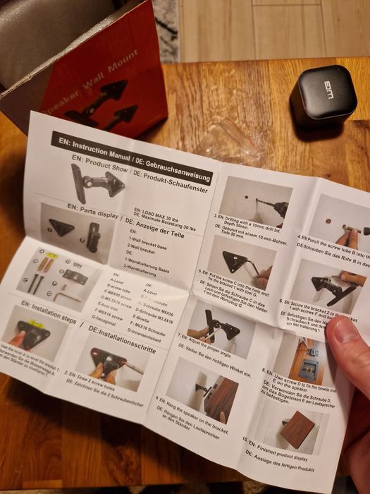 Uchwyty głośnikowe