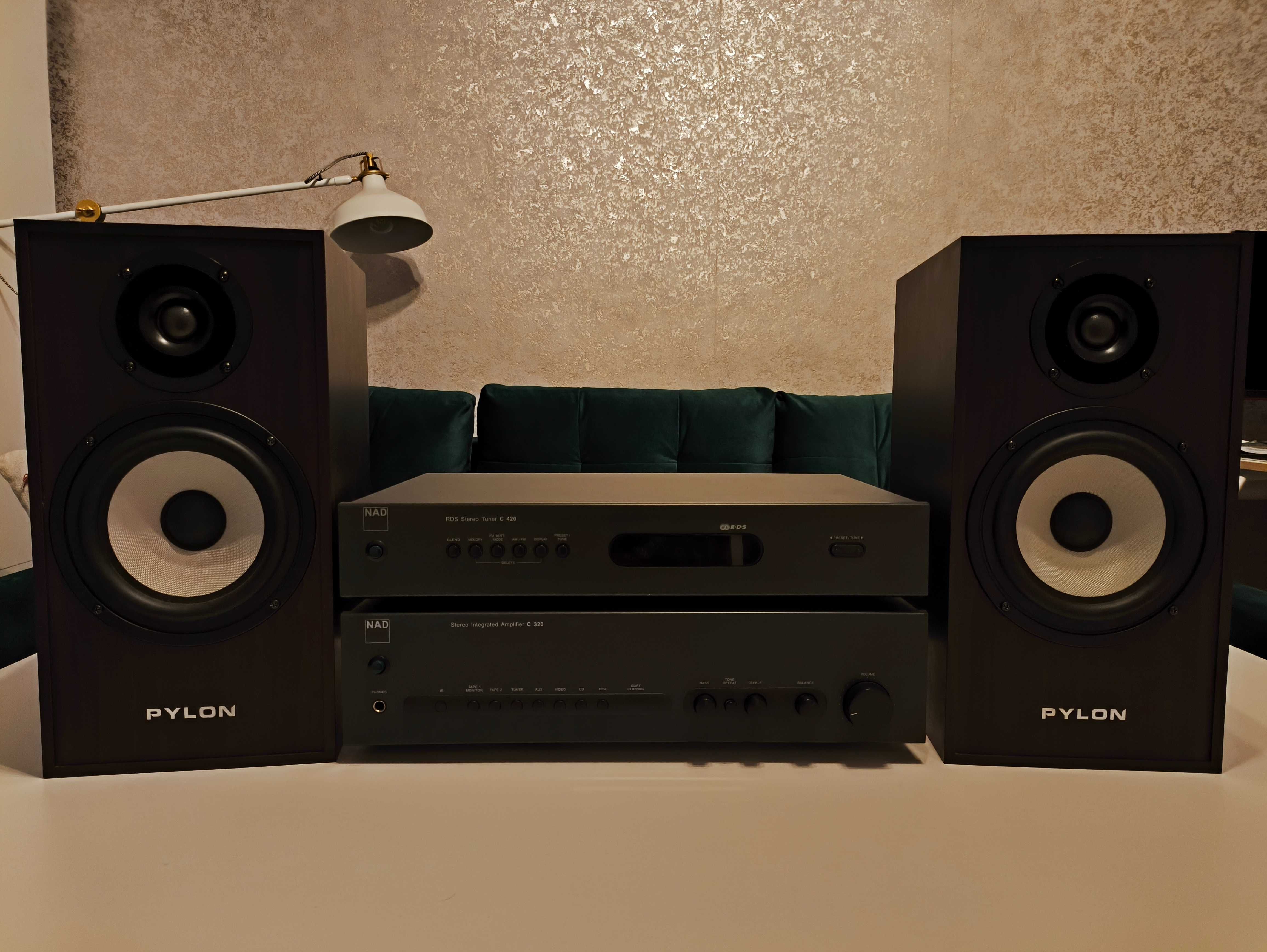 Sprzedam wzmacniacz NAD c320 i kolumny Pylon Audio pearl monitor