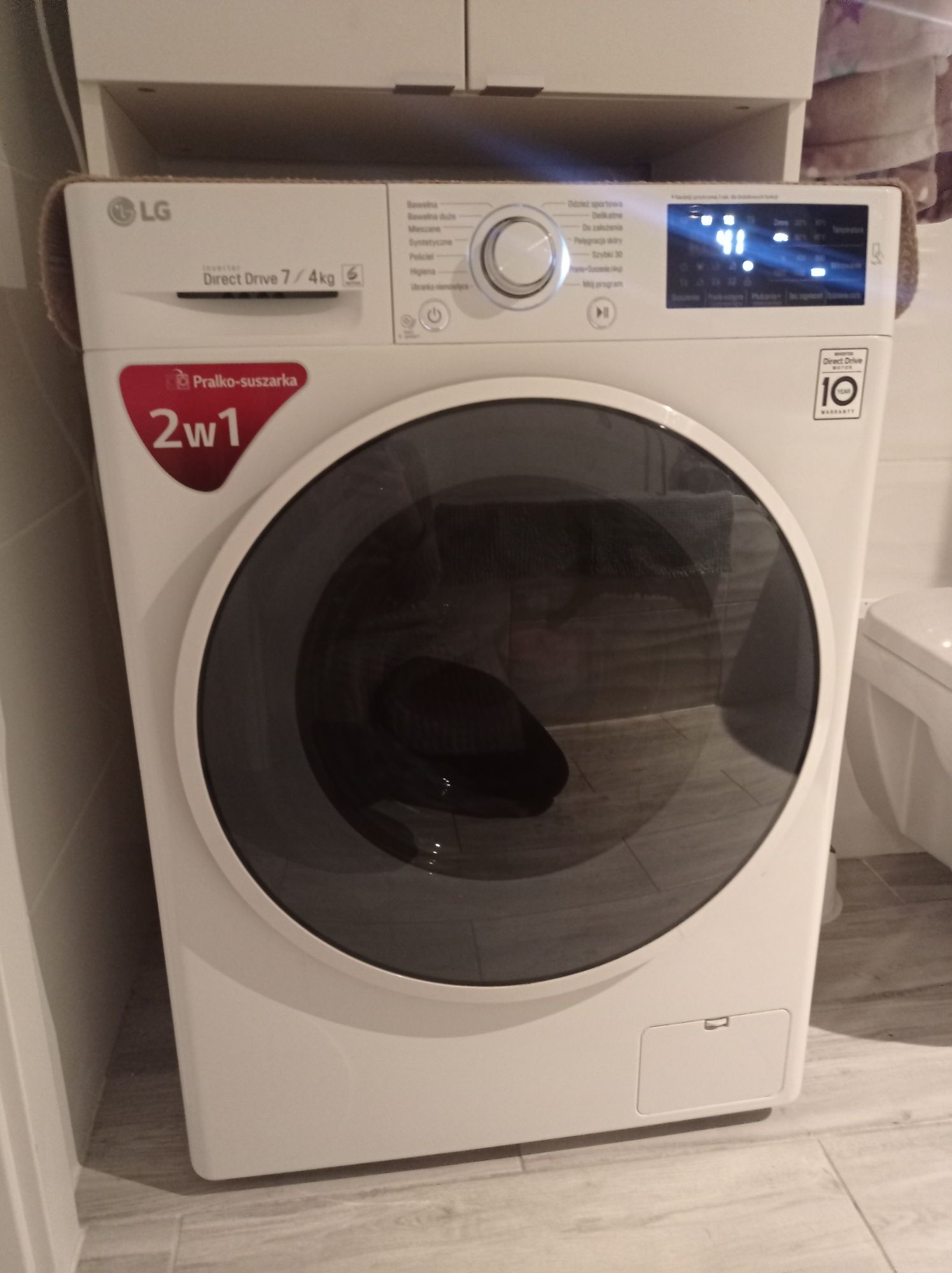 Pralko suszarka Lg 2w1 7 kg wsadu 10 lat gwarancji okazja