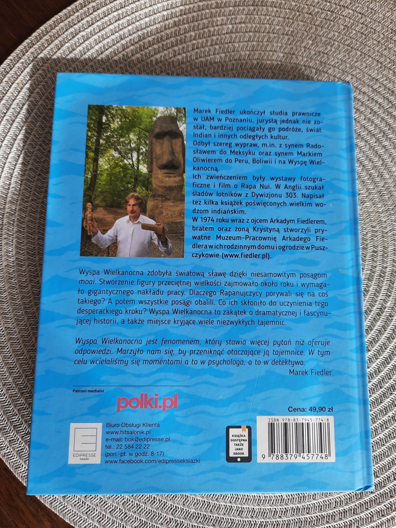Książka "Małą Wielka Wyspa Wielkanocna" Marek Fiedler