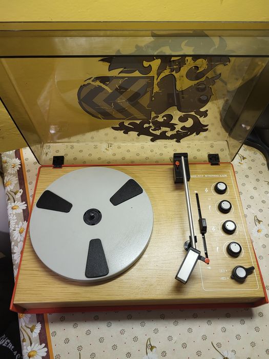 Adapter gramofon UNITRA Fonica z igłą PRL winyl