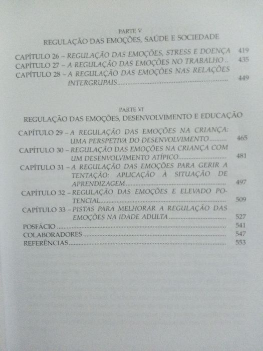 Tratado de Regulação das Emoções - Psicologia