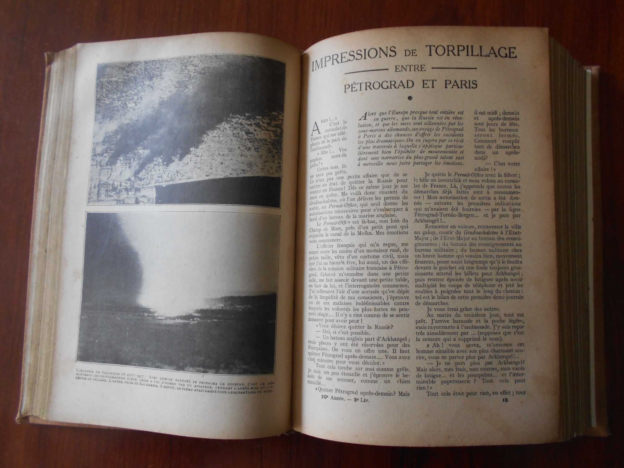 Interessante Revista francesa "Lectures pour Tous". Anos 1917 e 1918.