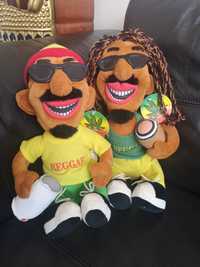 Rastaman Reggae Rastafarian nowa maskotka oryginalna 50 cm 2szt.