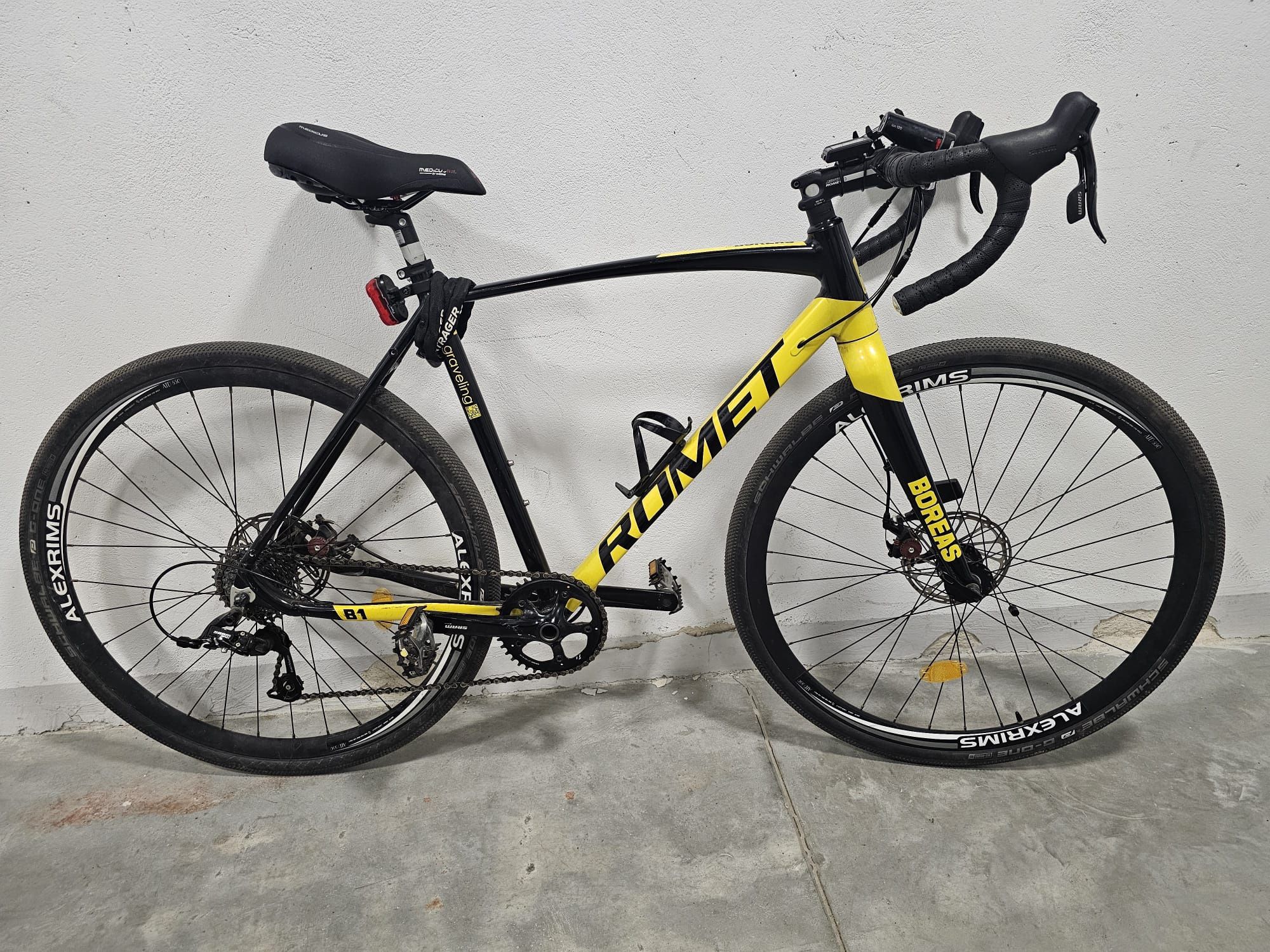 Rower Romet gravel, 2022, przerzutka Sram Apex, 28'