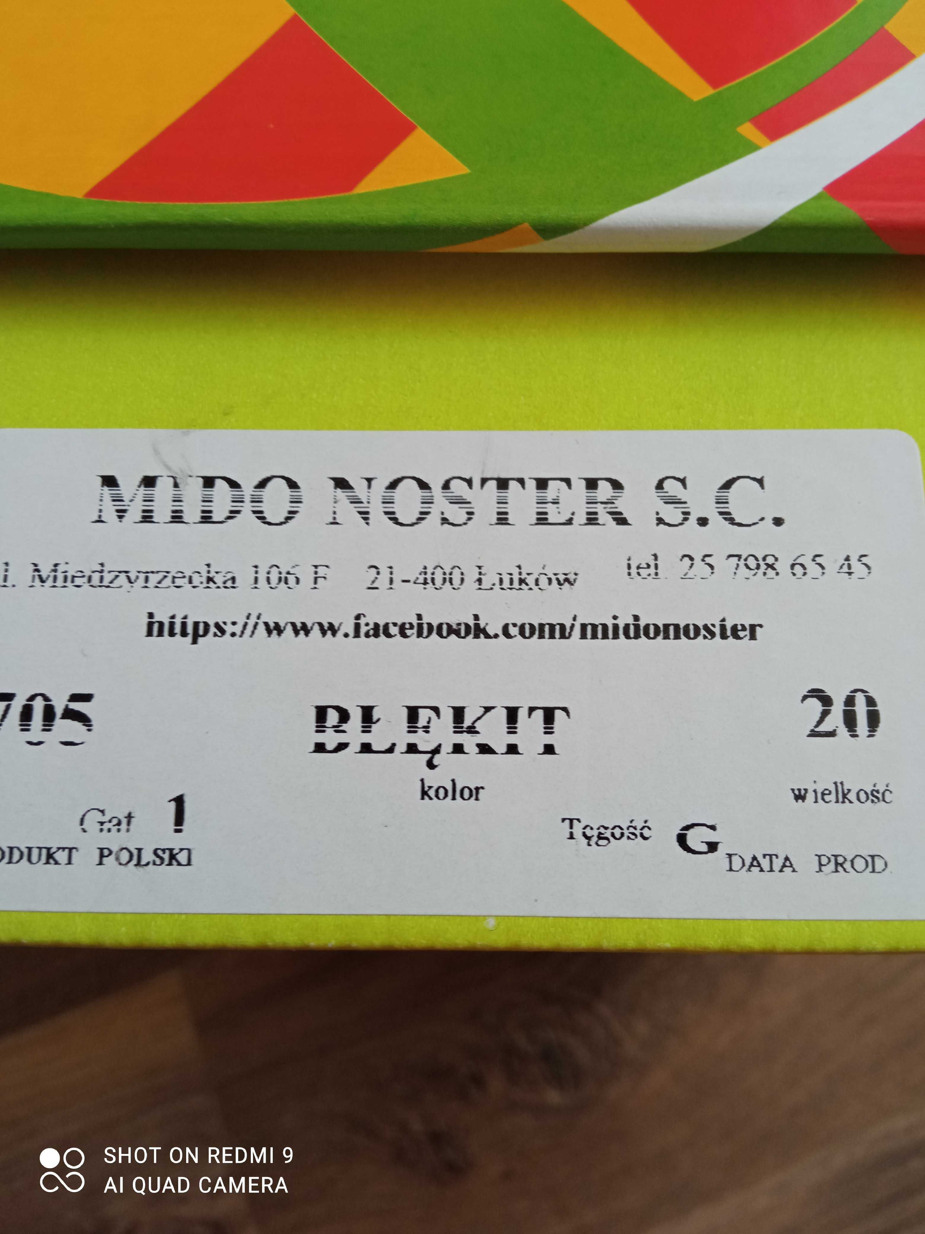 Buty Mido Noster obcas Thomasa rozm.20