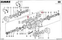 CLAAS JAGUAR 840/850/860/870 ніж ріжучого барабану 9846700/9846710