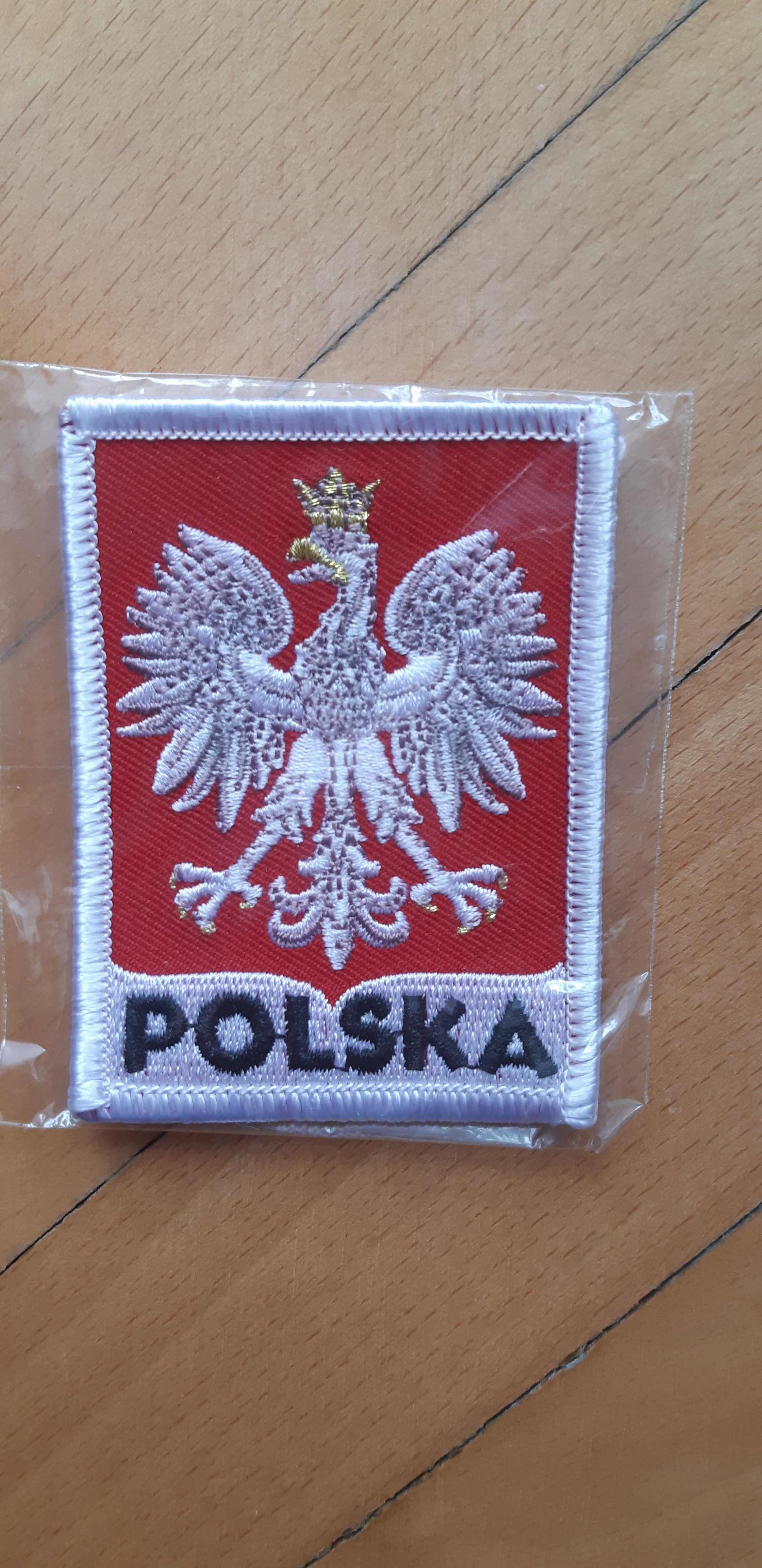naszywka Polska - nowa 5,5 cm x 7,5 cm