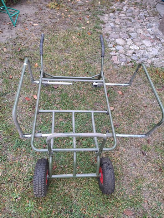 Wózek transportowy - taczka, duży,  regulowana szerokość, składany