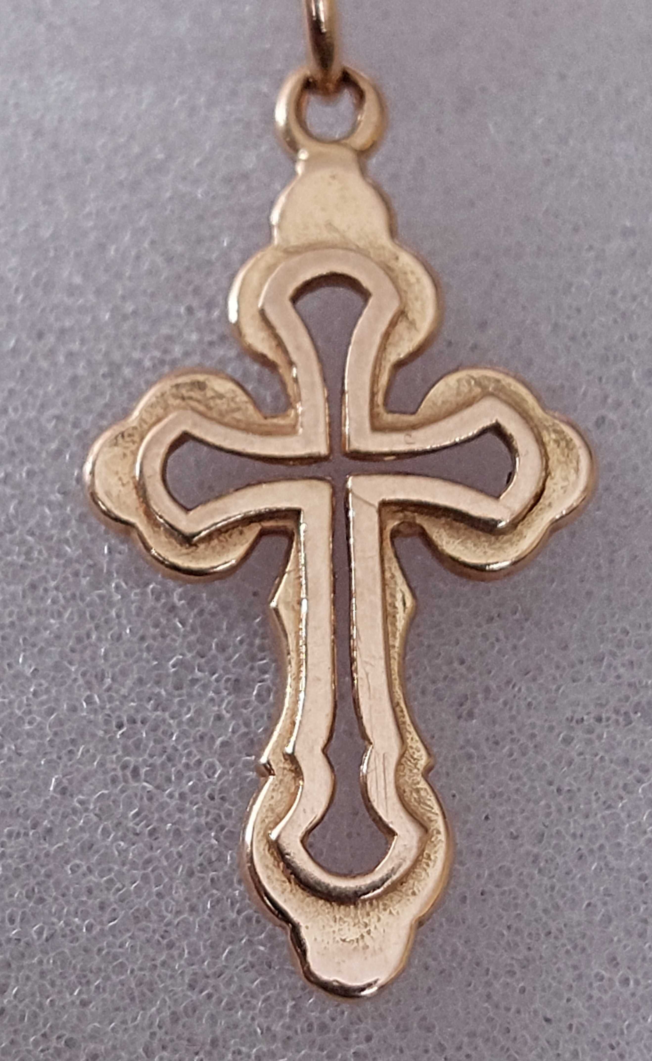 Krzyżyk Złoto 585 (pr.14k), Zawieszka, Wisiorek