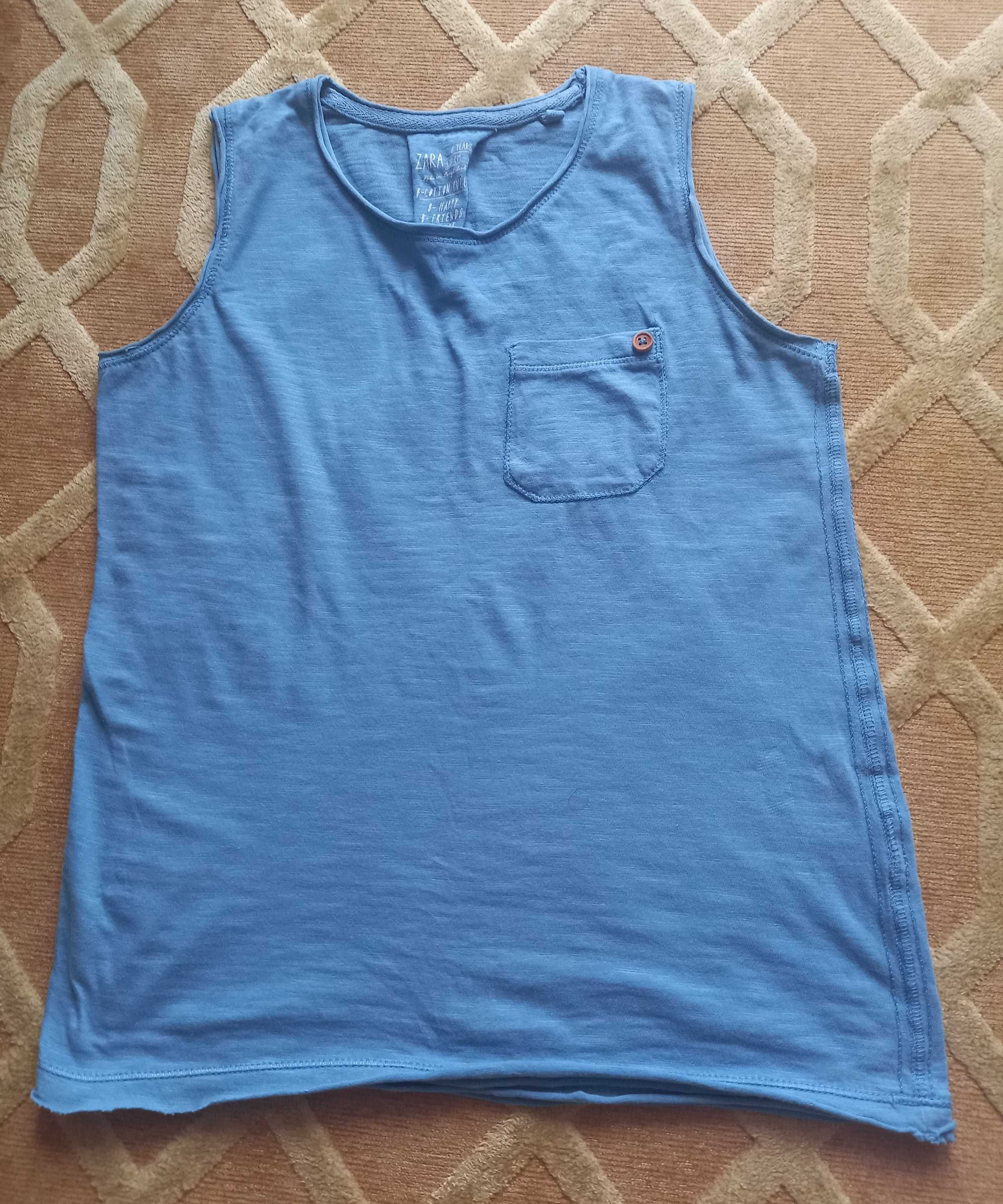 Bluzka chłopięca Reserved i koszulka letnia Zara 140