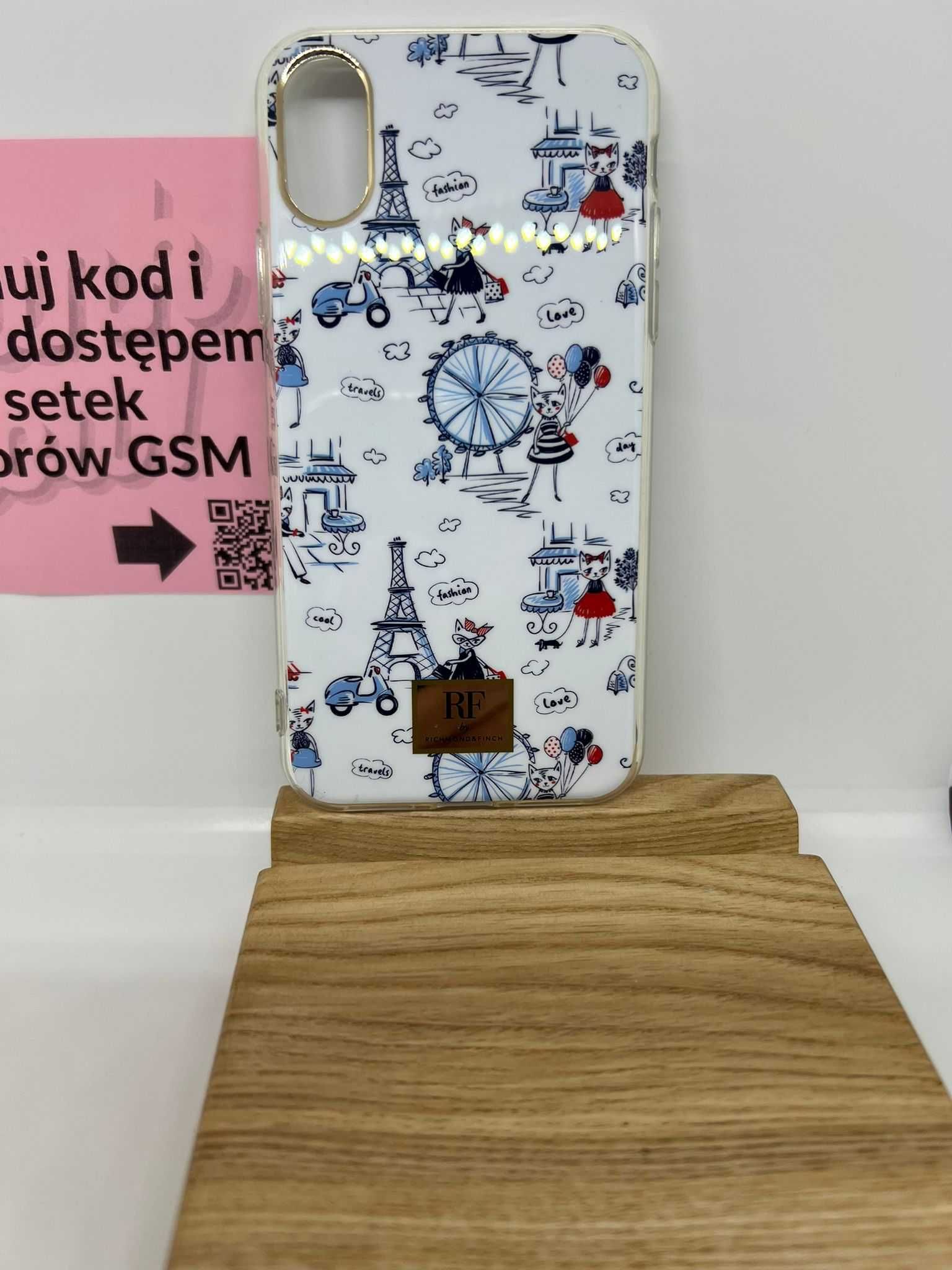 Etui Richmond&Finch Paris iPhone X/XS - wielokolorowy